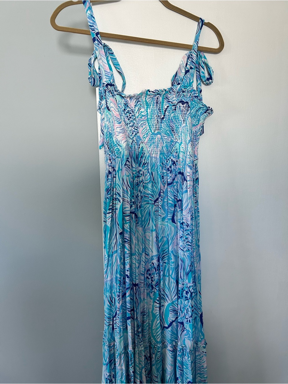 Lilly Pulitzer Riviera Midi Dress Bermuda Blue